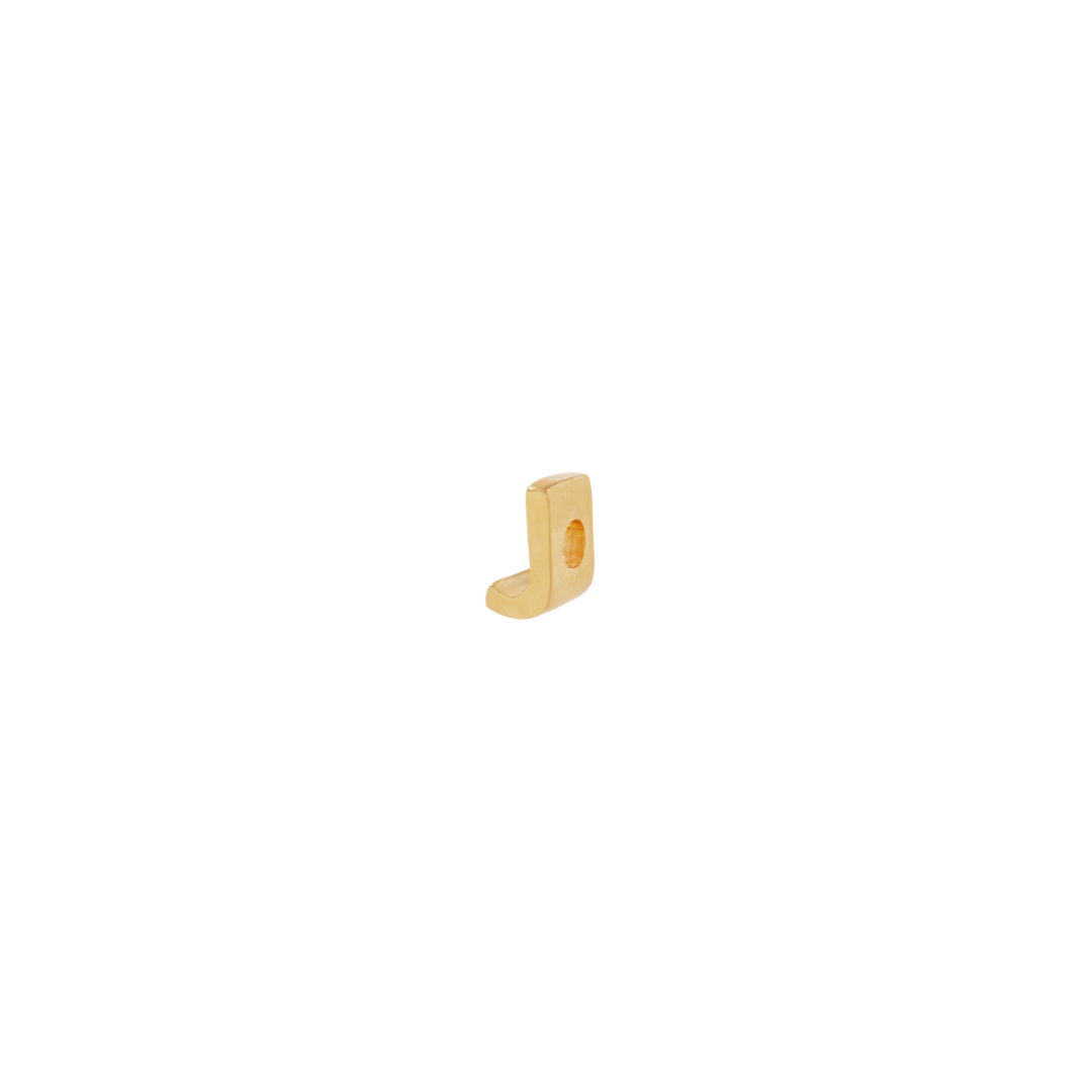 Letter Slider Charm - Gold