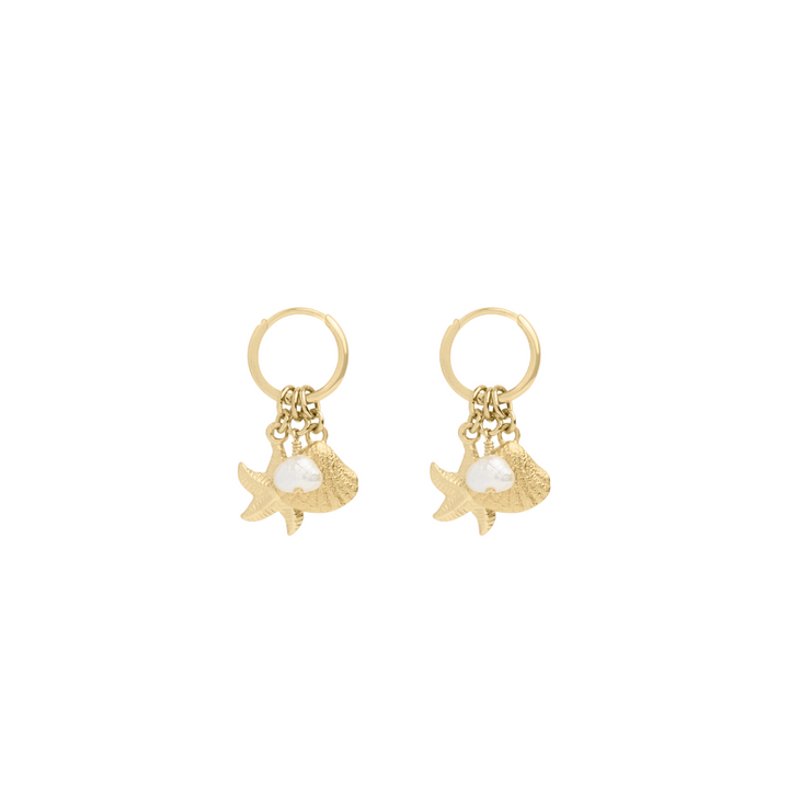 Milos Earrings - Gold