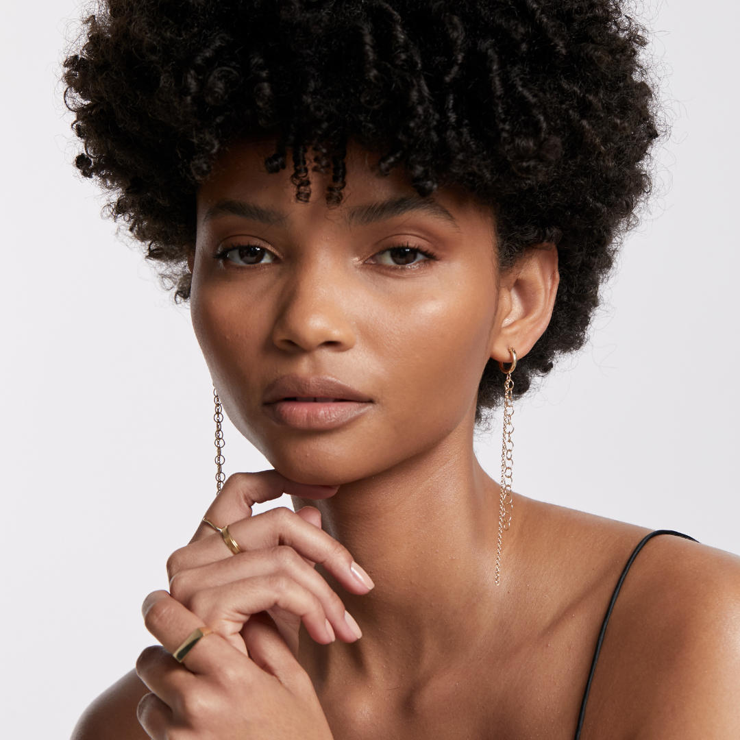 Gold door sales knocker earrings zara