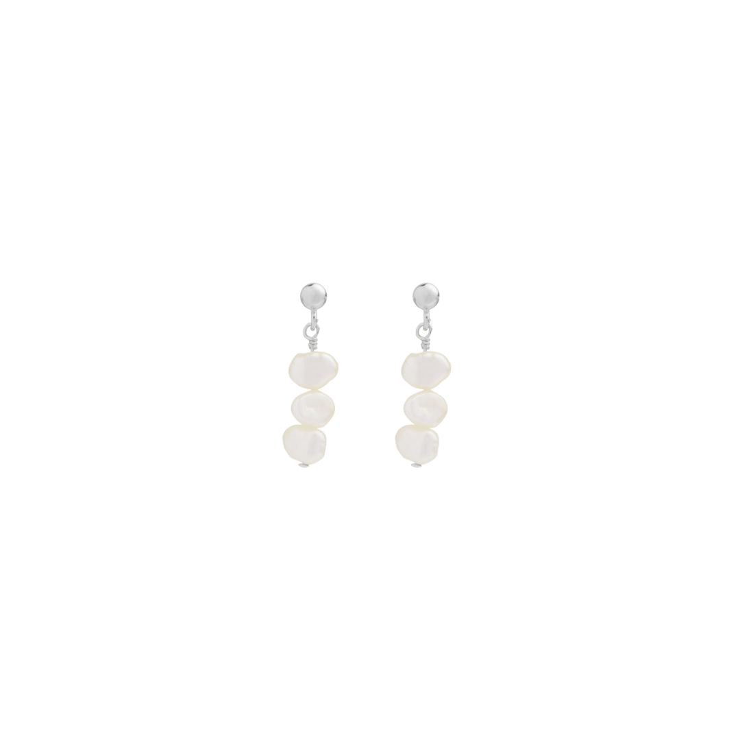 Paralía Earrings - Silver