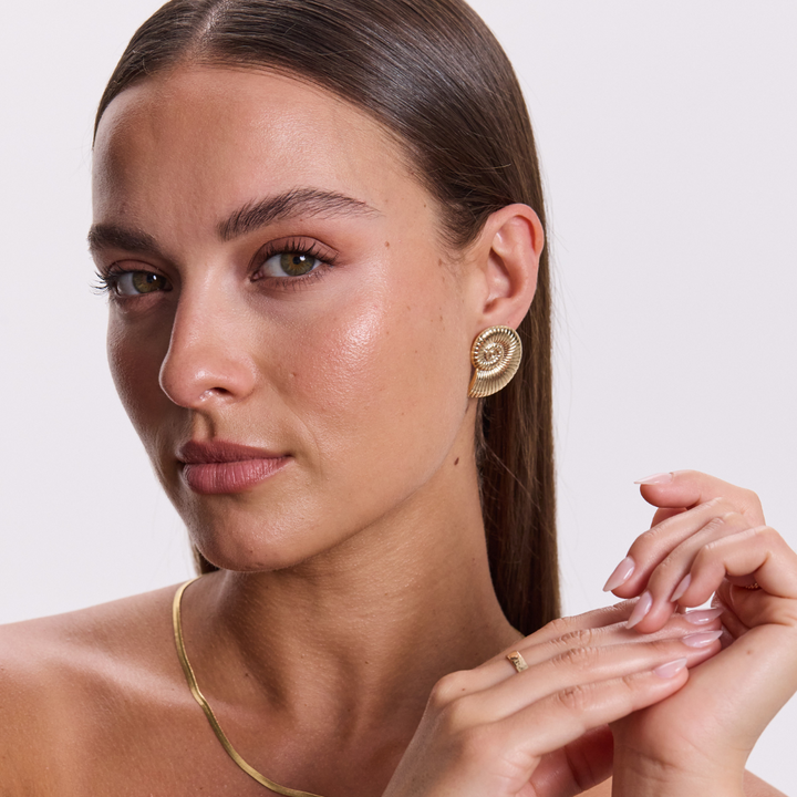 Calista Earrings - Gold