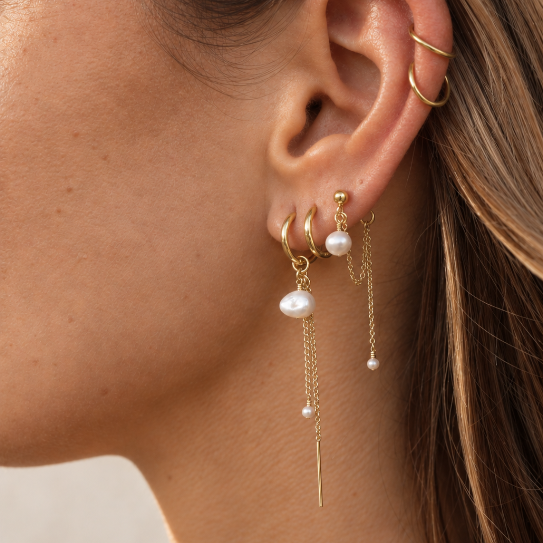 Clara Earrings - Gold