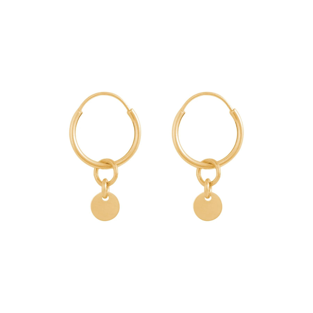 Aida Mini Hoop Earrings - Gold