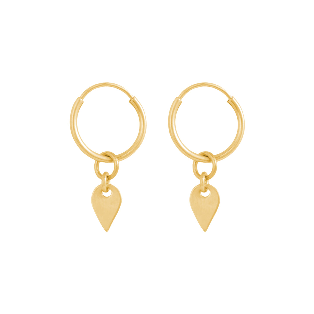 Reve Mini Hoop Earrings - Gold