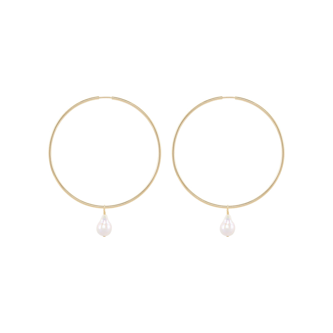 Airlie Earrings 50mm - Gold