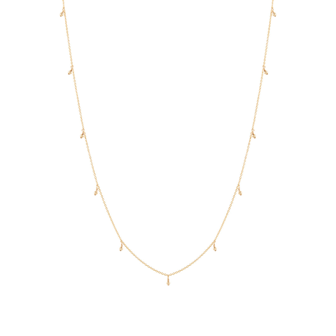 Prim Beaded Necklace - Gold