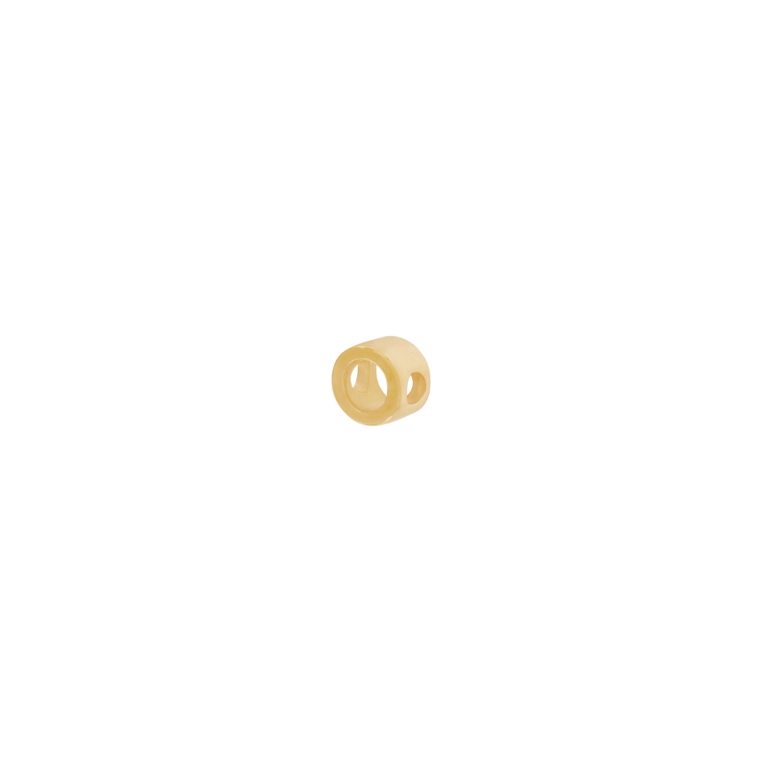 Letter Slider Charm - Solid Gold