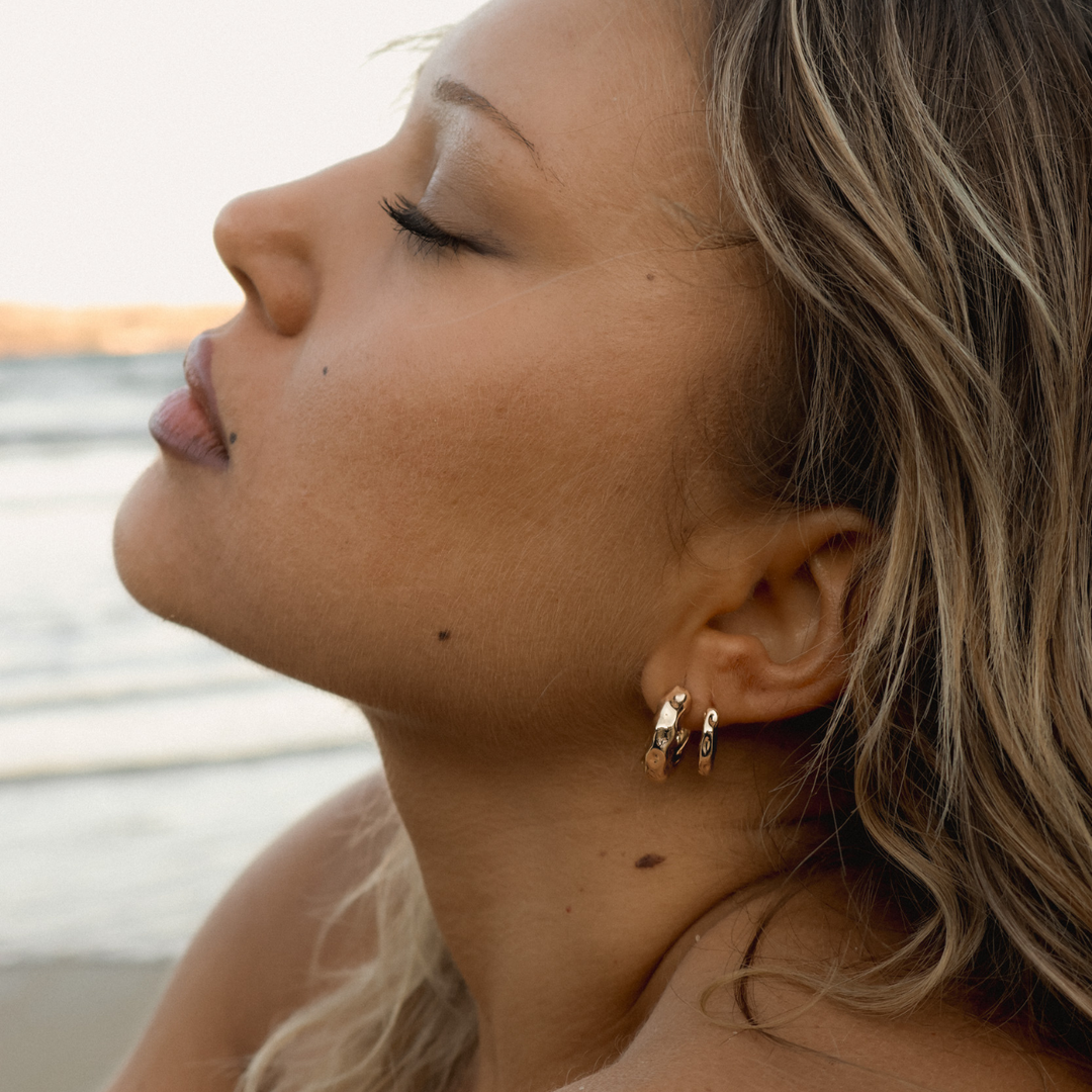 Bronte Hoop Earrings - Gold