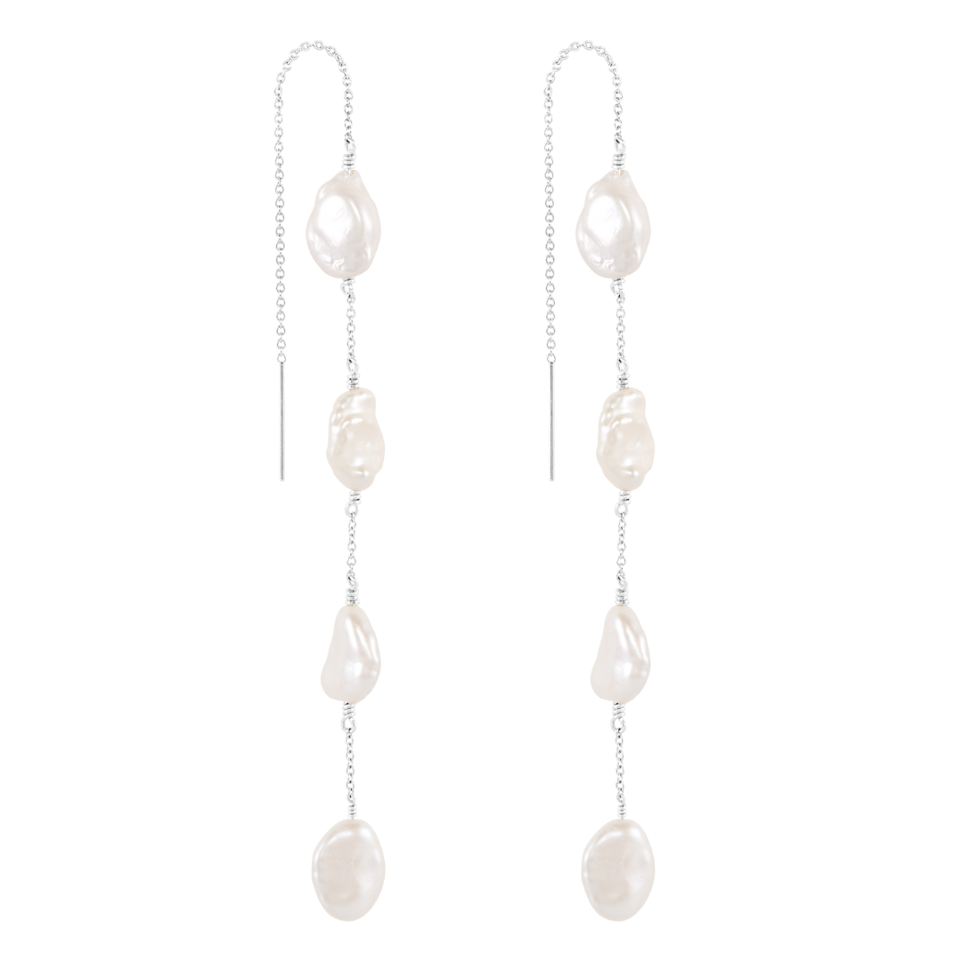 Renata Earrings - Silver