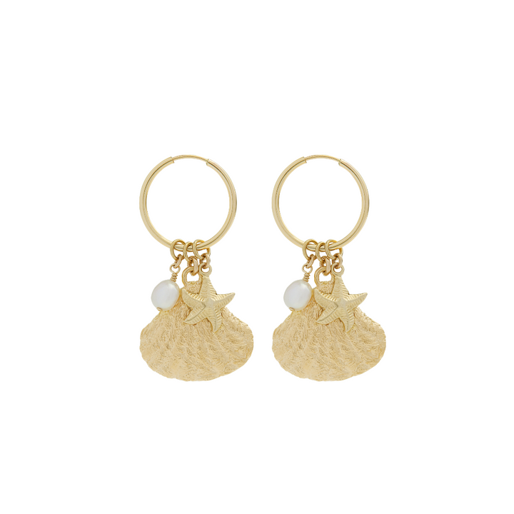 Ámmos Earrings - Gold