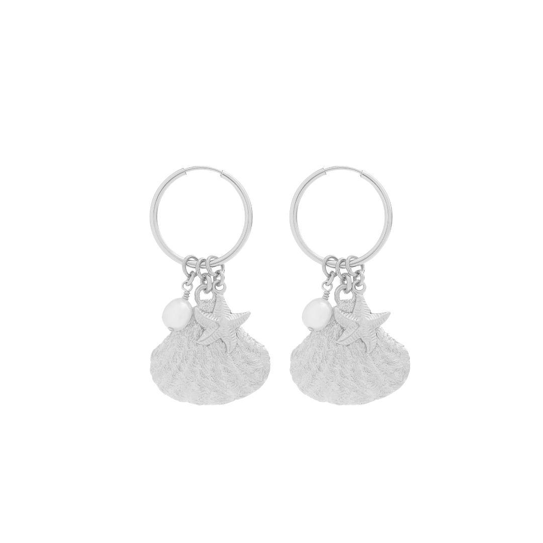 Ámmos Earrings - Silver