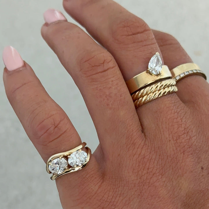 Kelcy Ring - Two Tone