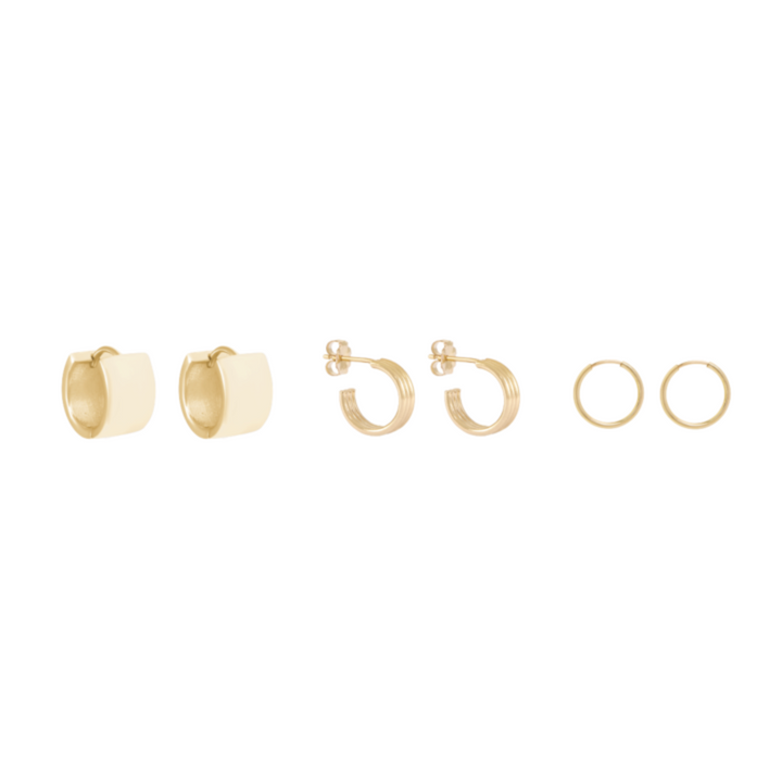 Elsi Earring Set - Gold