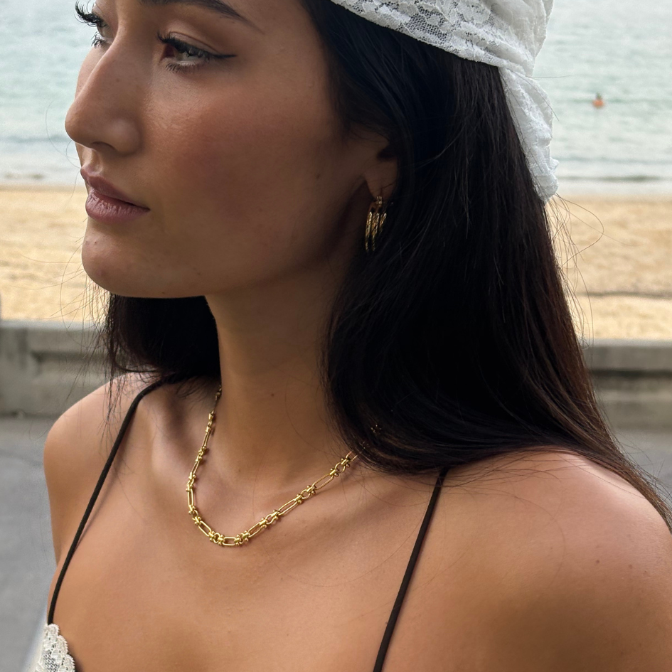Santorini Necklace - Gold