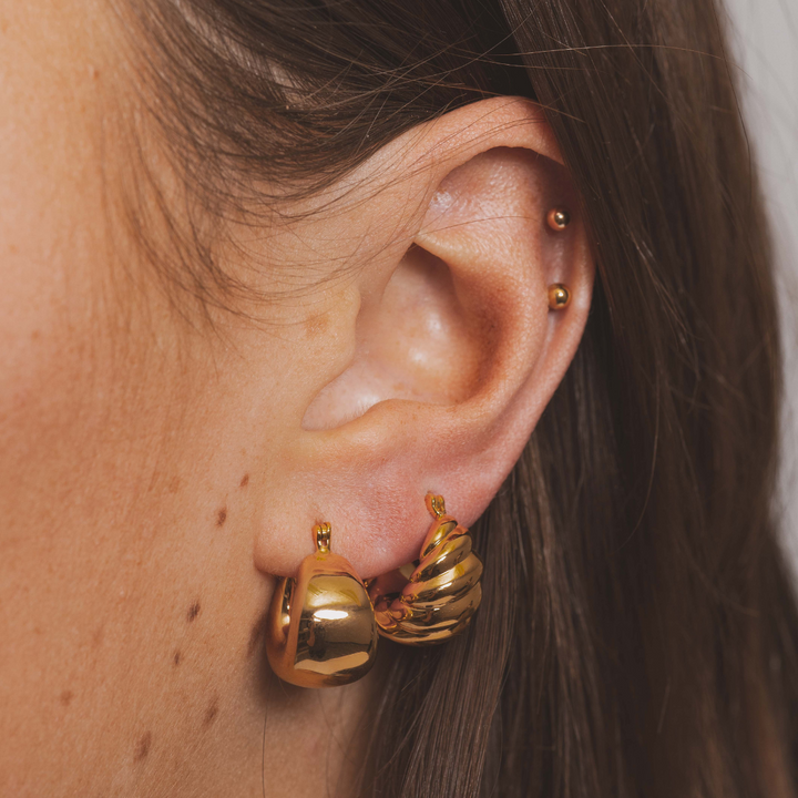 Louise Earrings - Solid Gold