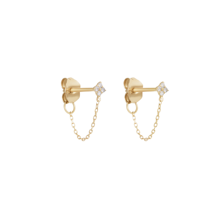 Ivy Earrings - Solid Gold