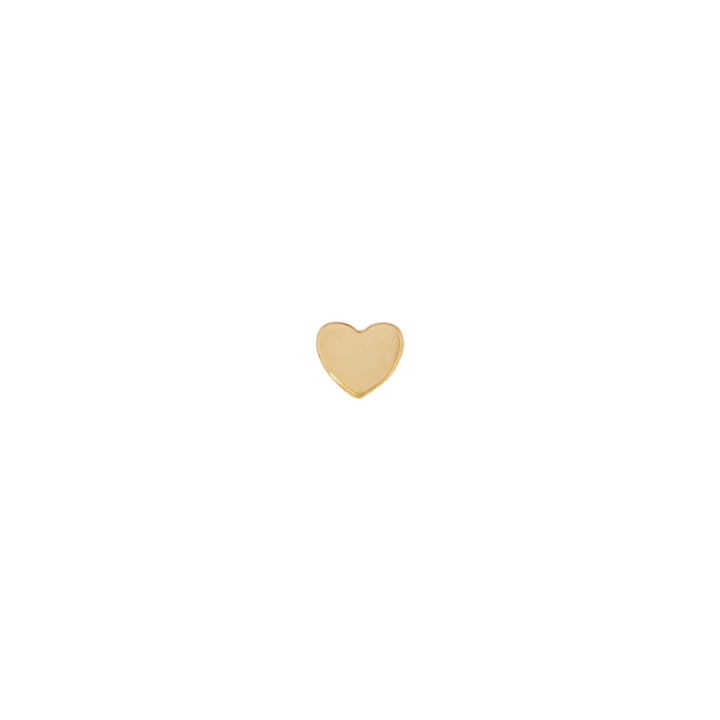 Heart Slider Charm - Solid Gold