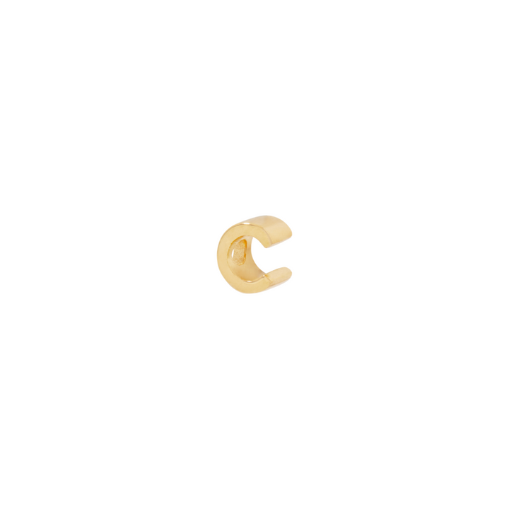 Letter Slider Charm - Gold