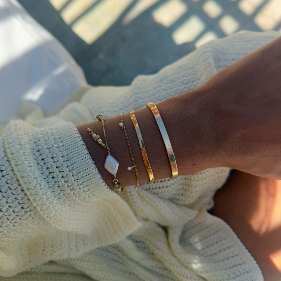 Clementine Bracelet Gold – Alana Maria Jewellery