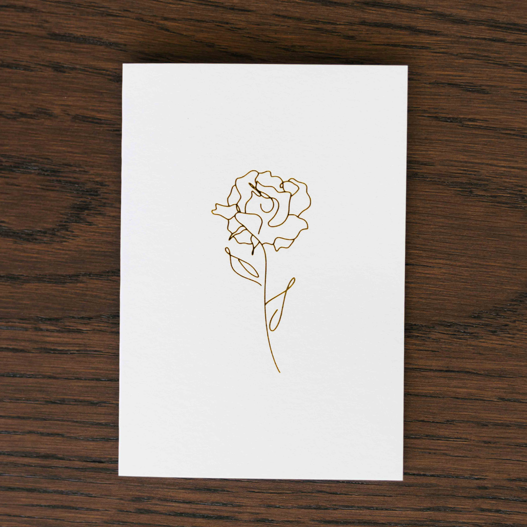 Rose Gifting Card