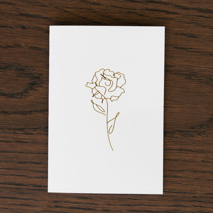 Rose Gifting Card