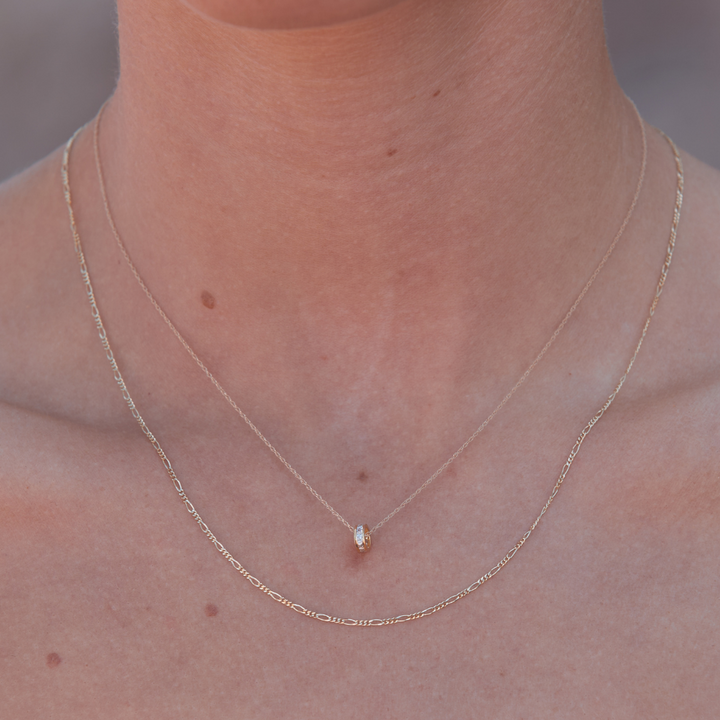 Fine Figaro Necklace - Solid Gold