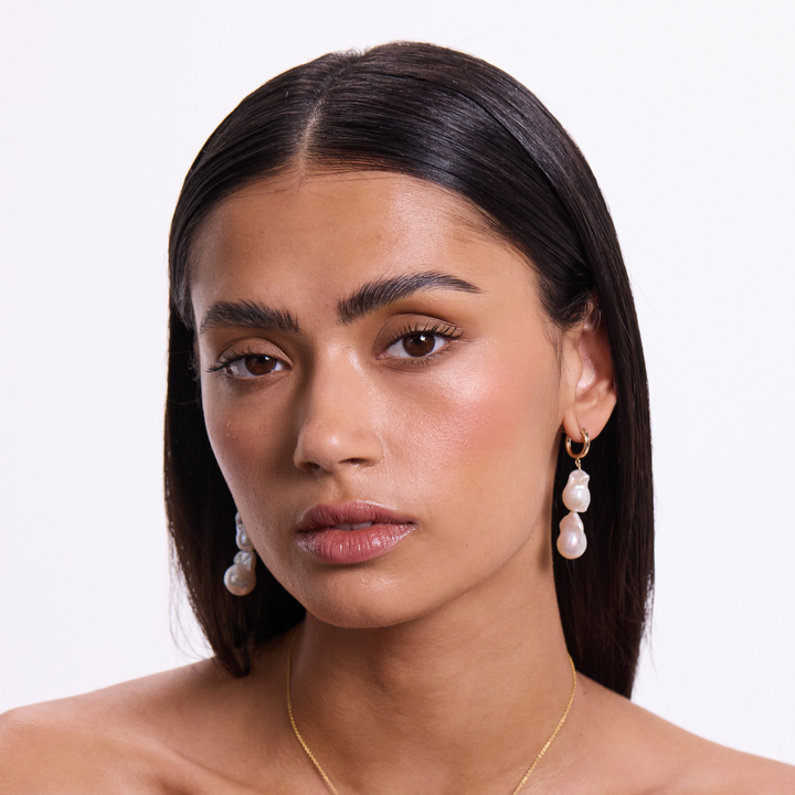 Elaine Earrings - Gold