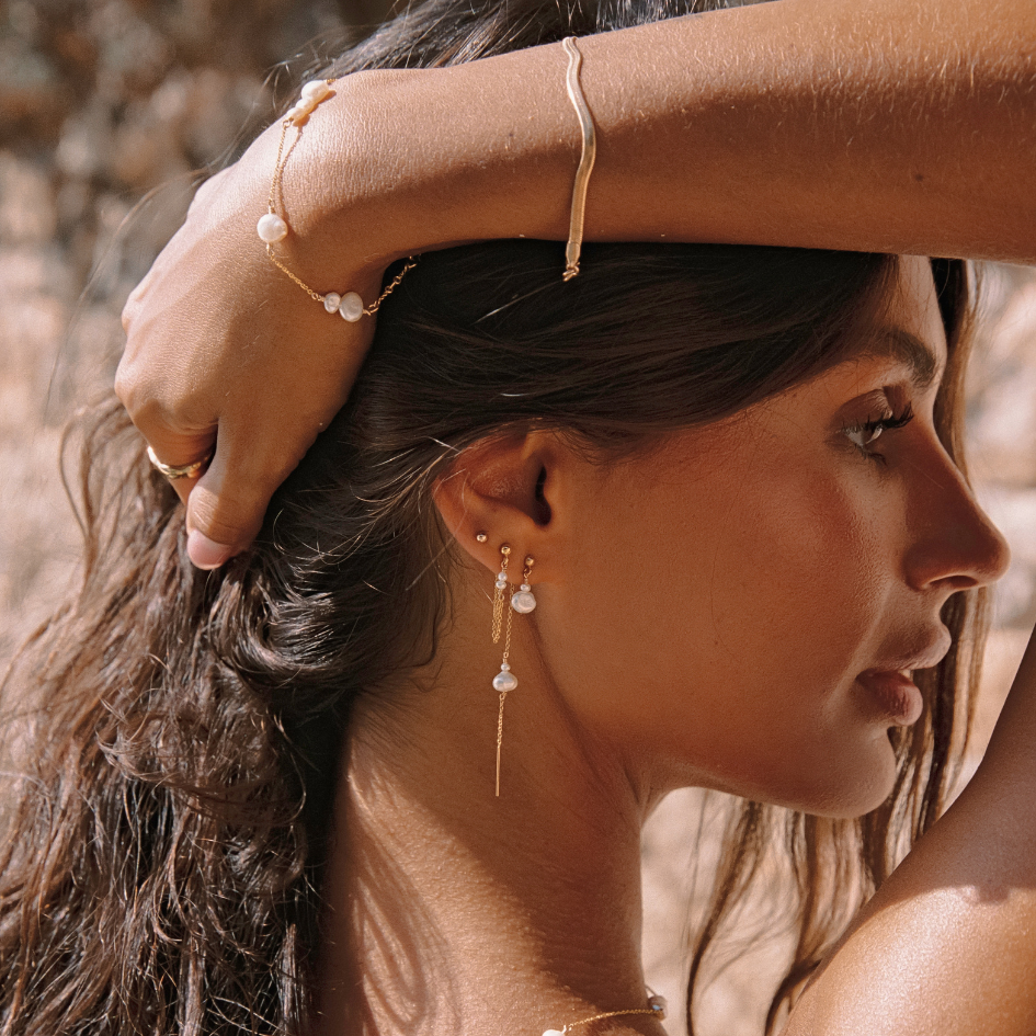 Marlowe Earrings - Gold
