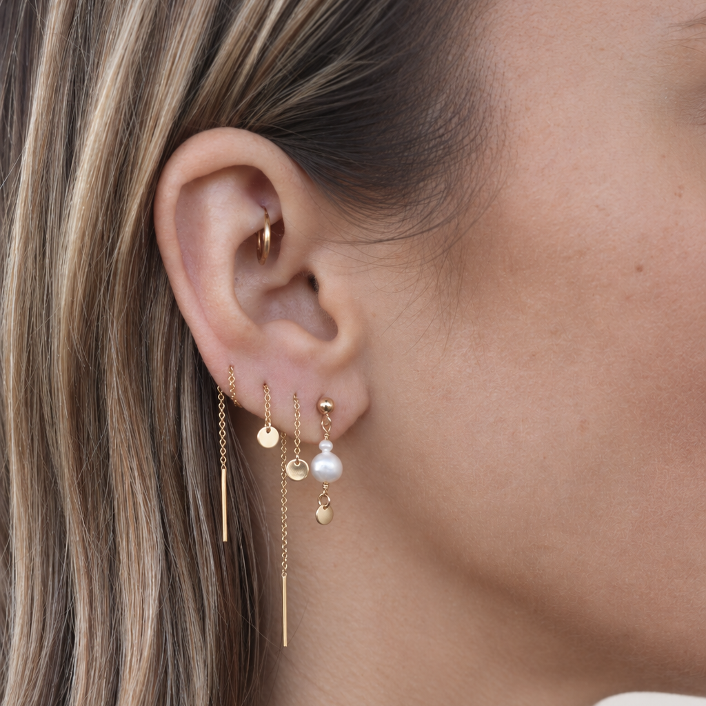 India Earrings - Gold