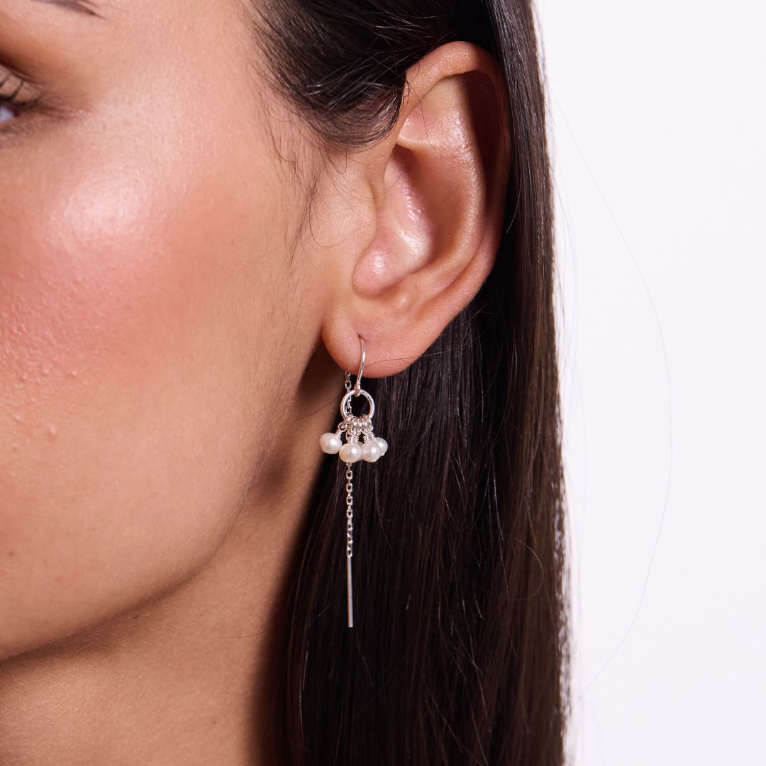 Lavita Earrings - Silver