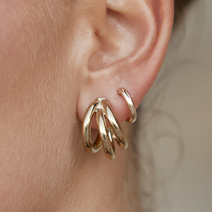 Paoi Hoop Earrings - Gold