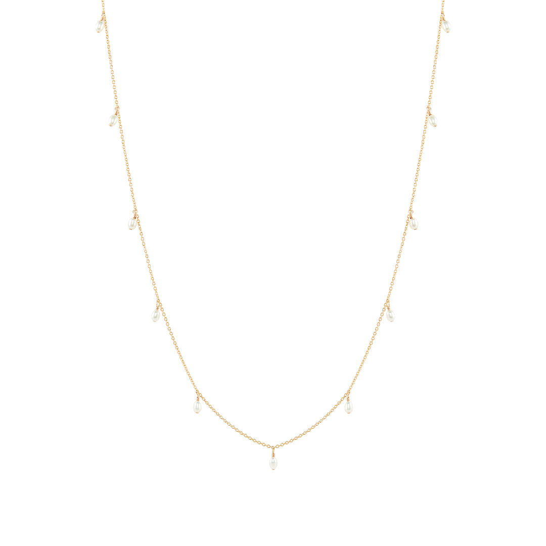 Prim Freshwater Pearl Necklace - Gold