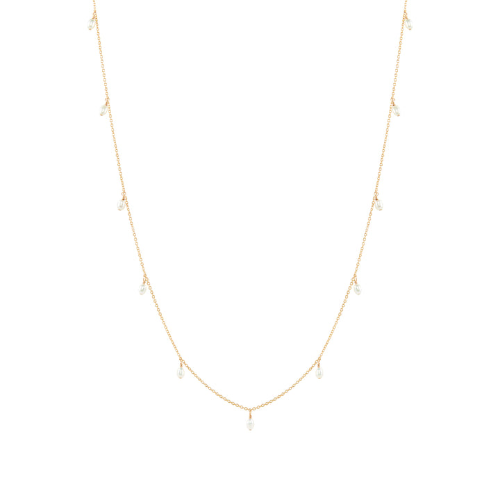 Prim Freshwater Pearl Necklace - Gold