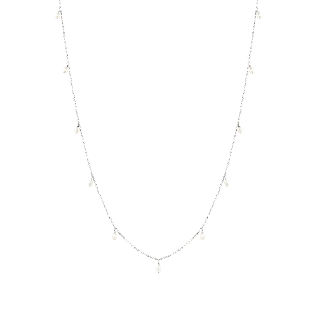 Prim Freshwater Pearl Necklace - Sterling Silver