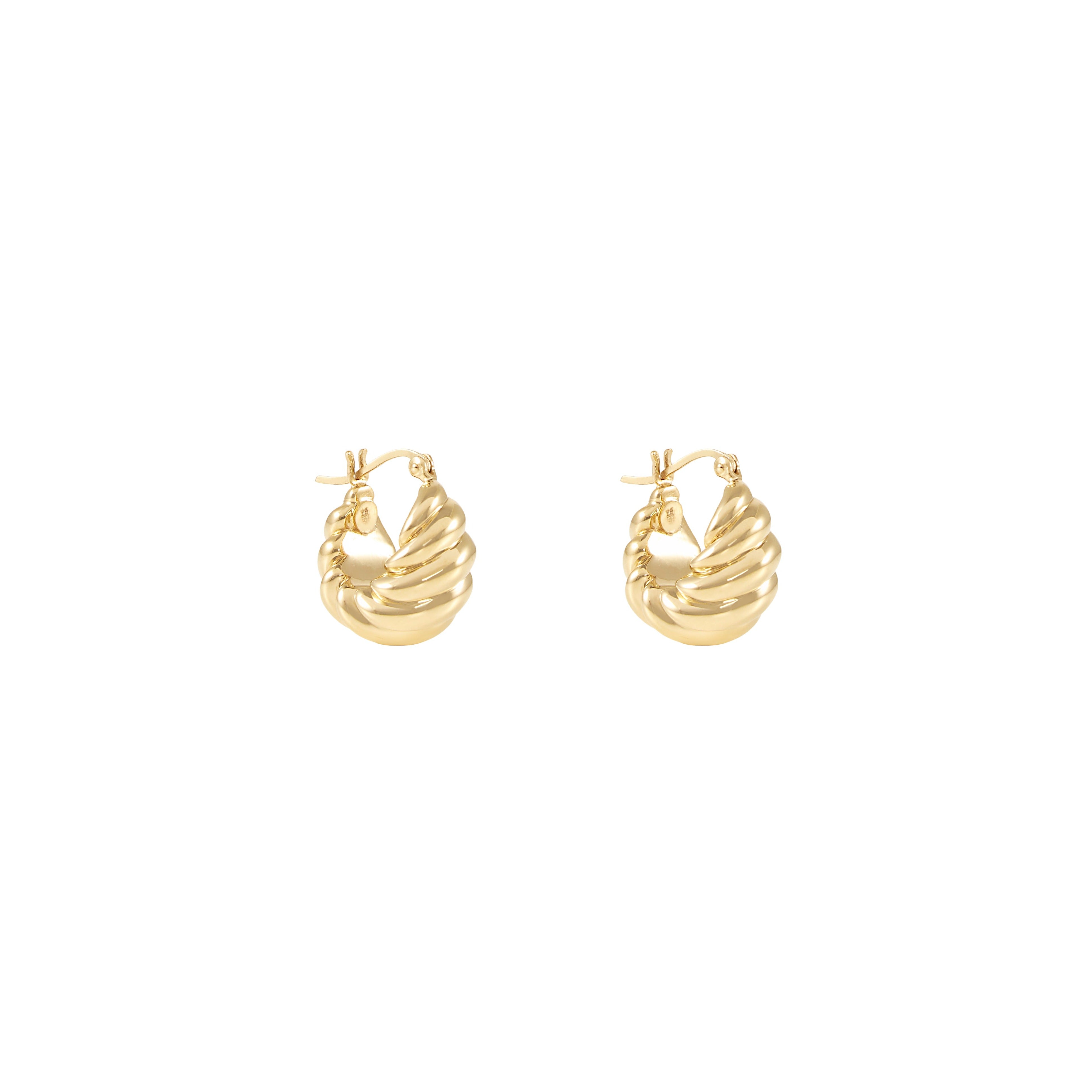 Zali Earrings - Solid Gold – Alana Maria Jewellery