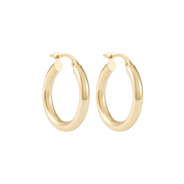Ailiya Hoop Earrings 9k 20mm - Solid Gold