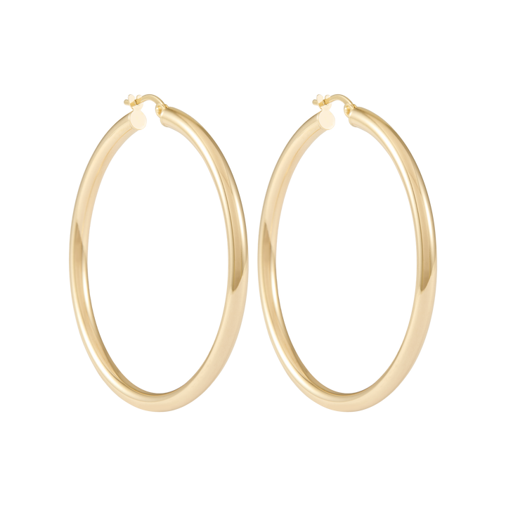 Ailiya Hoop Earrings 9k 45mm - Solid Gold