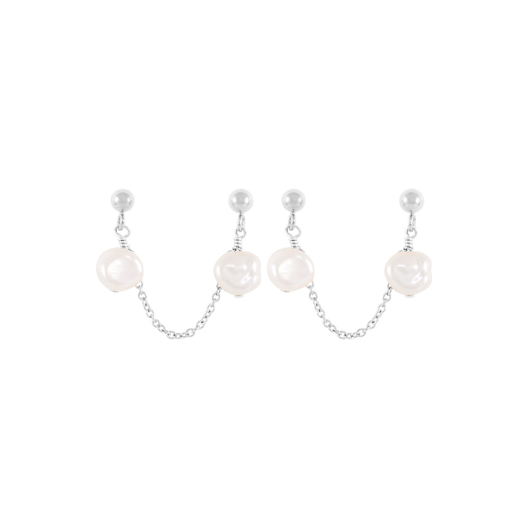 Angelica Earrings - Silver