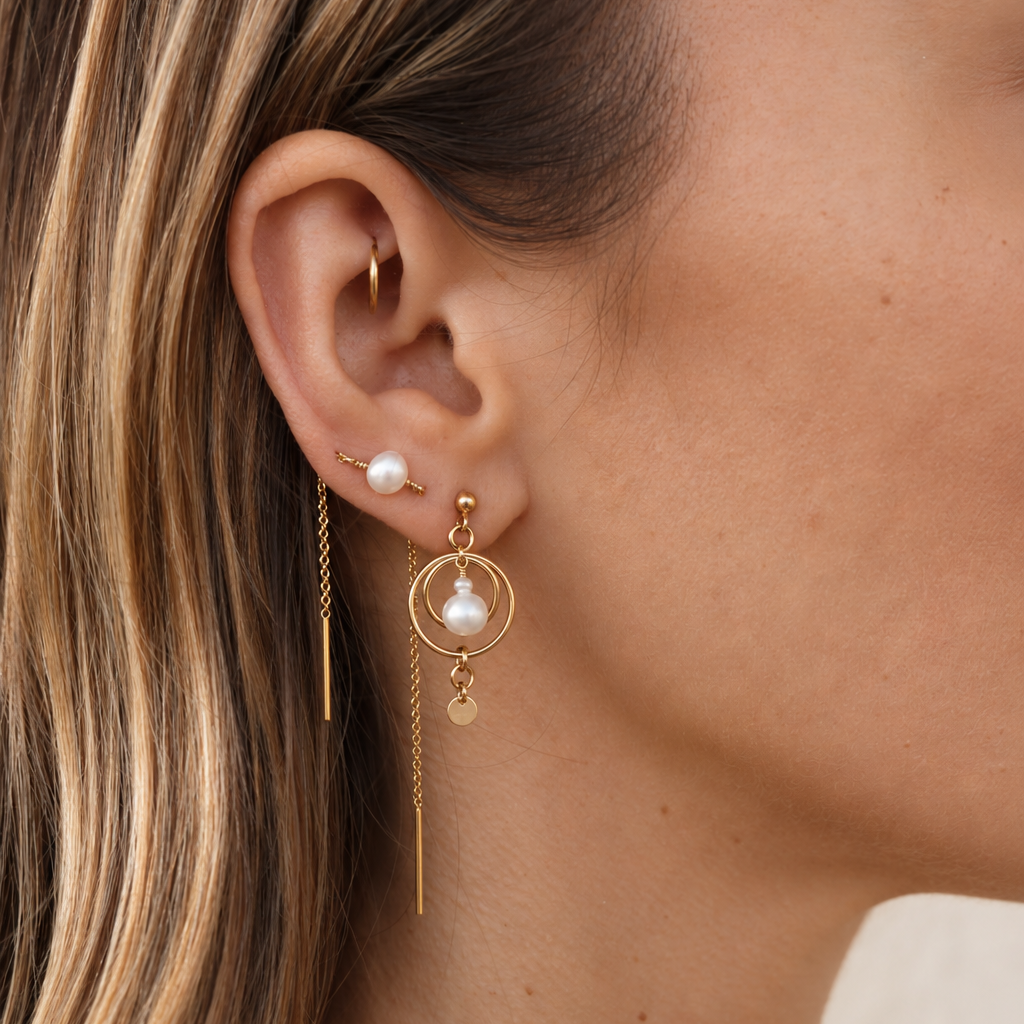 Adeline Earrings - Gold