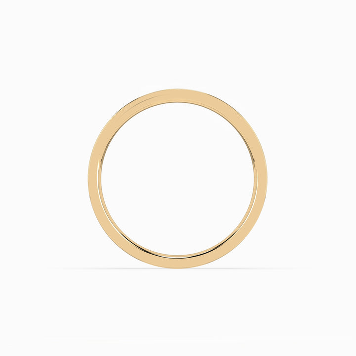 Cigar Band 3mm - 5mm - Yellow Gold