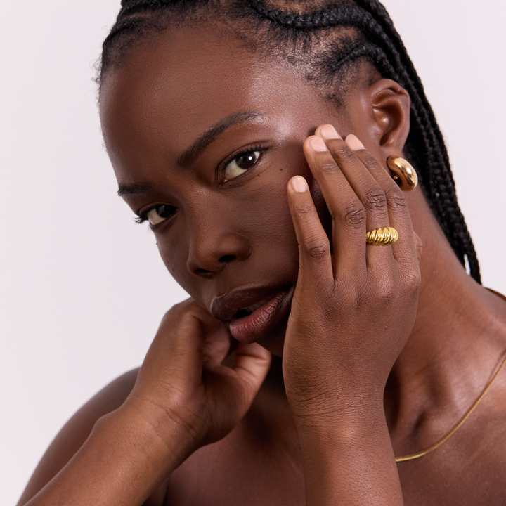 Croissant Ring - Gold