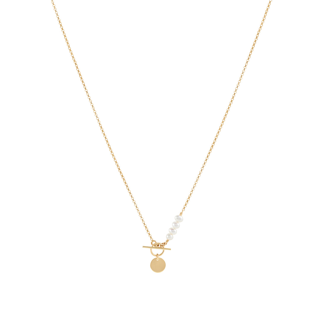 Darcie Freshwater Pearl Necklace - Gold