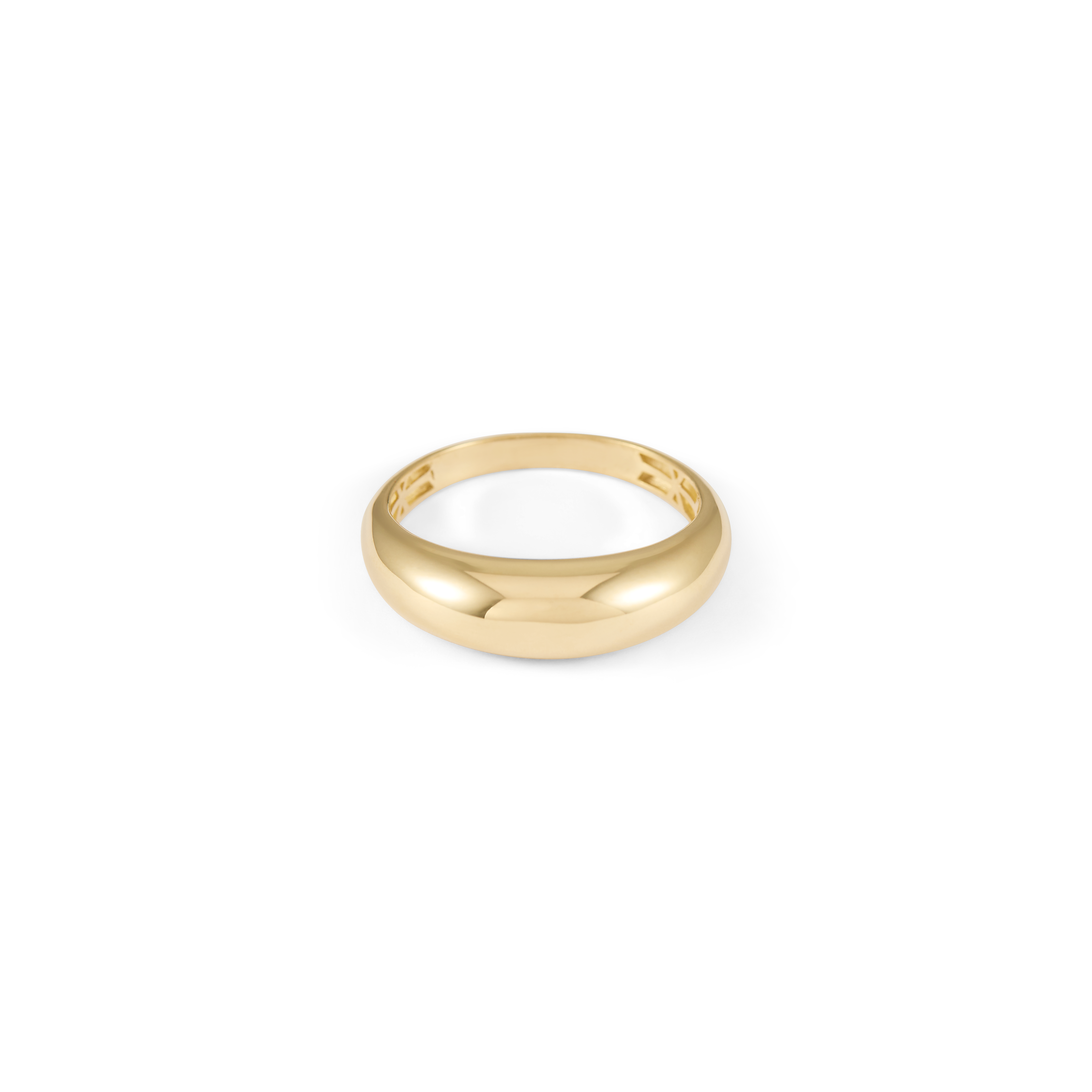 Fine Dome Ring Solid Gold | Discover Ring at Alana Maria – Alana Maria ...