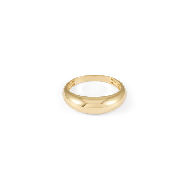 Fine Dome Ring - Solid Gold