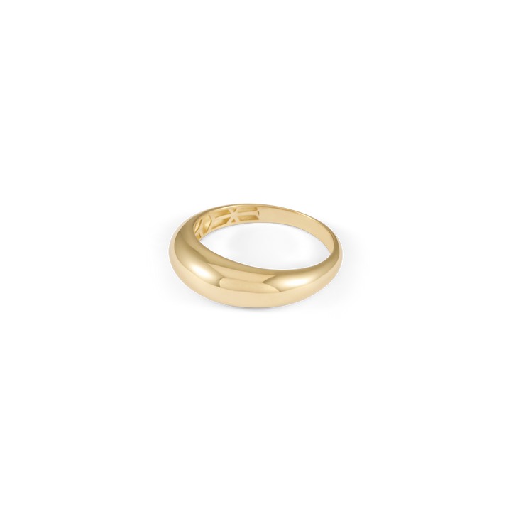 Fine Dome Ring - Solid Gold