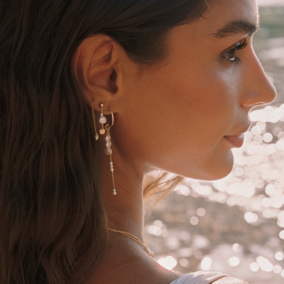 India Earrings - Gold