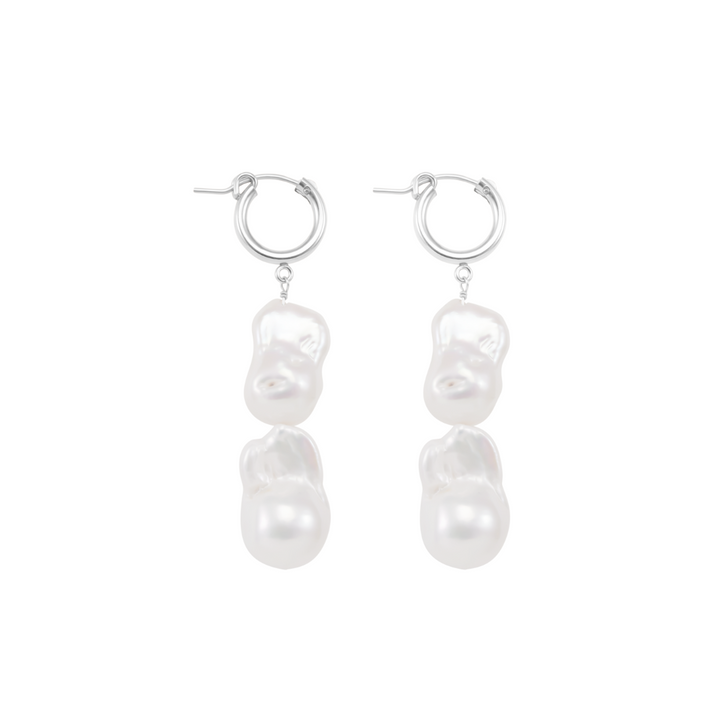 Elaine Earrings - Silver