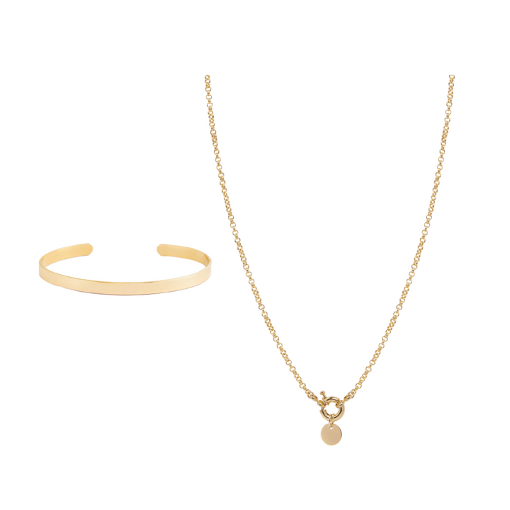 Engraved Necklace Bundle - Gold