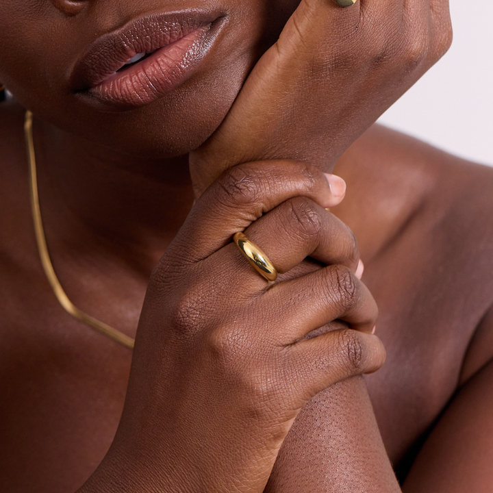 Fine Dome Ring - Gold