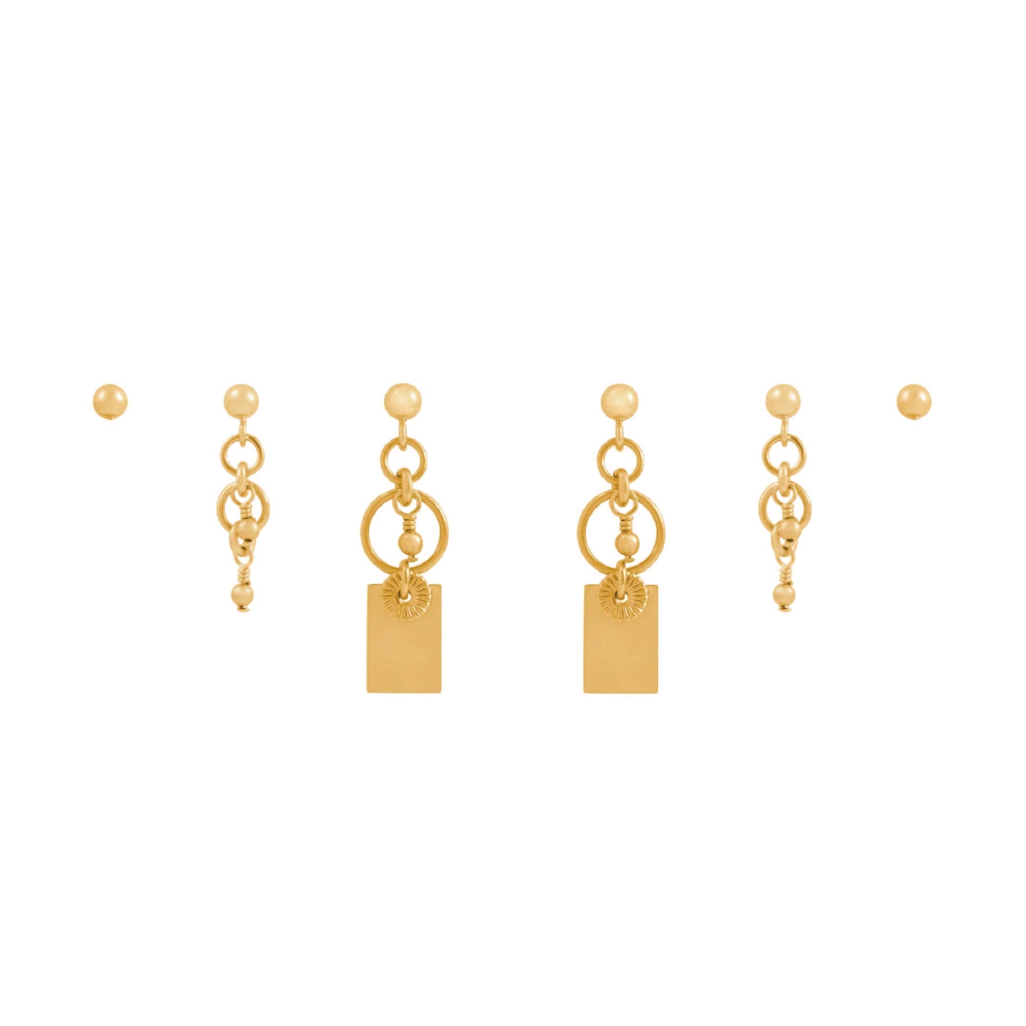 Indy Earring Set - Gold – Alana Maria Jewellery
